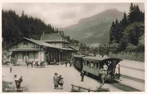 AK / Ansichtskarte  Bruenig  OW Bruenigbahn Bahnhof