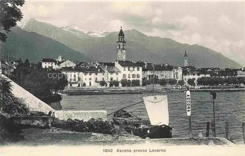 AK / Ansichtskarte  Ascona Lago Maggiore TI Panorama