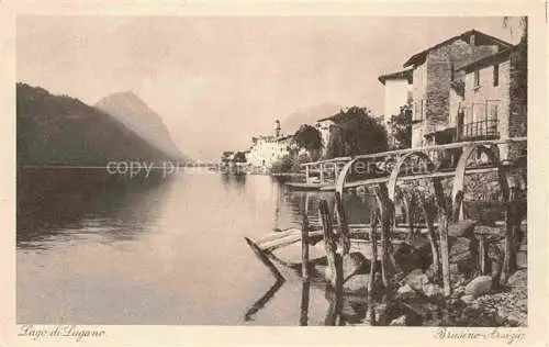 AK / Ansichtskarte  Brusino-Arsizio Brusinosizio TI Panorama Lago di Lugano