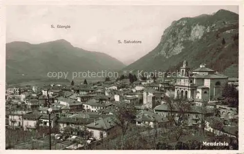 AK / Ansichtskarte  Mendrisio TI Panorama e San Giorgio San Salvatore