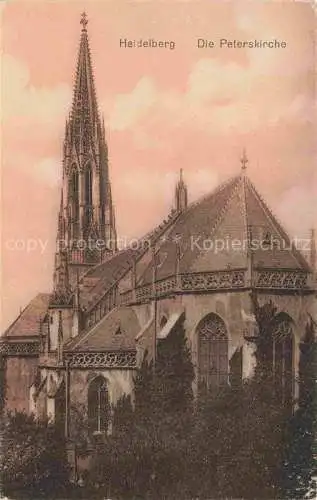 AK / Ansichtskarte  HEIDELBERG  Neckar Peterskirche