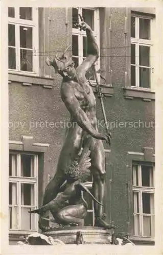 AK / Ansichtskarte  AUGSBURG Merkurbrunnen Hauptfigur