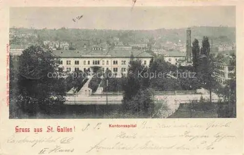 AK / Ansichtskarte  St Gallen SANKT GALLEN SG Kantonsspital