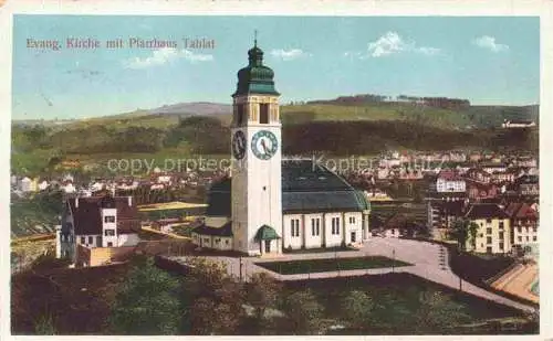 AK / Ansichtskarte  St Gallen SANKT GALLEN SG Ev Kirche mit Pfarrhaus Tablat