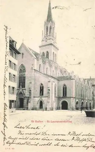 AK / Ansichtskarte  St Gallen SANKT GALLEN SG St Laurenzenkirchen