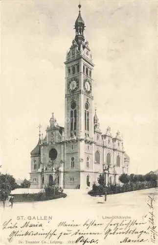 AK / Ansichtskarte  St Gallen SANKT GALLEN SG Linsenbuehlkirche