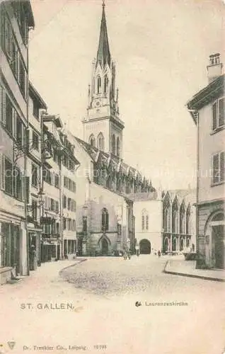 AK / Ansichtskarte  St Gallen SANKT GALLEN SG St Laurenzenkirche