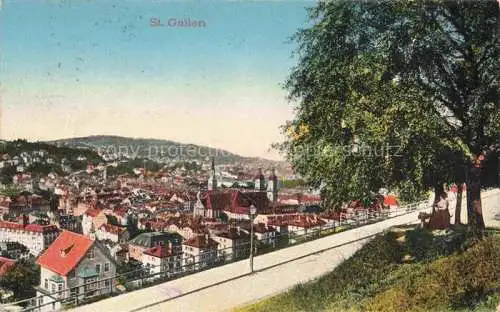 AK / Ansichtskarte  St Gallen SANKT GALLEN SG Teilansicht