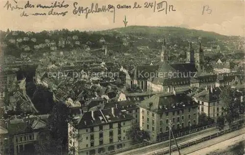 AK / Ansichtskarte  St Gallen SANKT GALLEN SG Panorama