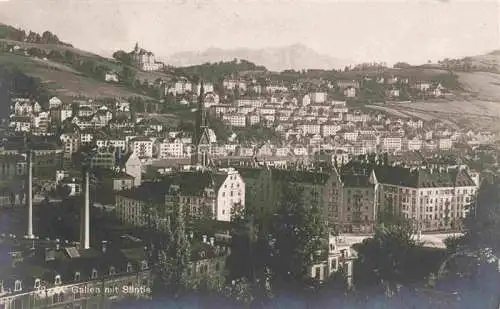 AK / Ansichtskarte  St Gallen SANKT GALLEN SG mit Saentis