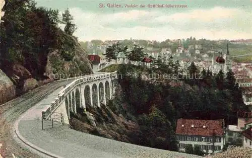 AK / Ansichtskarte  St Gallen SANKT GALLEN SG Viadukt der Gottfried Kellerstrasse