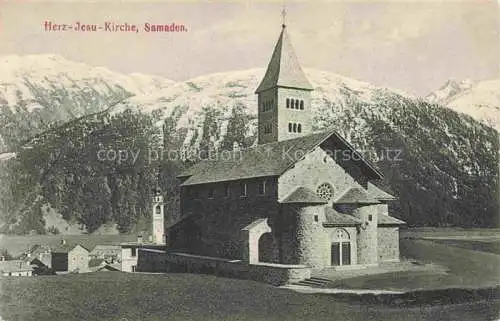 AK / Ansichtskarte  Samaden Maloja GR Herz Jesu Kirche