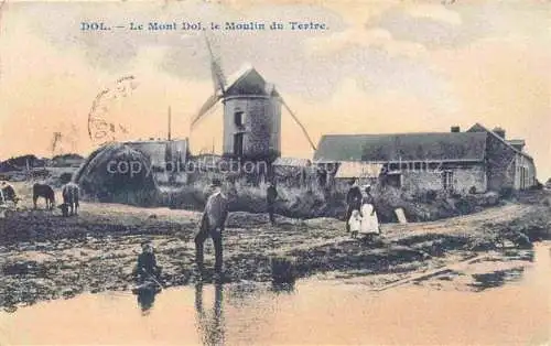 AK / Ansichtskarte  Dol-de-Bretagne 35 Ille-et-Vilaine Le Mont Dol le Moulin du Tertre