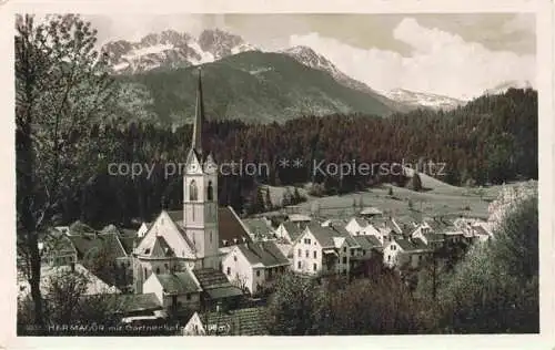 AK / Ansichtskarte  Hermagor Kaernten AT Ansicht mit Kirche Alpen