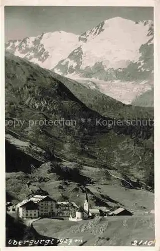 AK / Ansichtskarte  Obergurgl Ober-Gurgl Soelden oetztal Imst Tirol AT Teilansicht Alpenpanorama