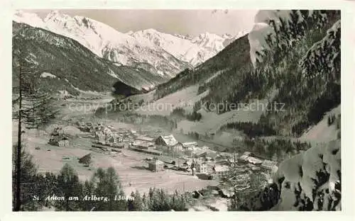 AK / Ansichtskarte  St Anton Arlberg Tirol AT Winterpanorama Alpen