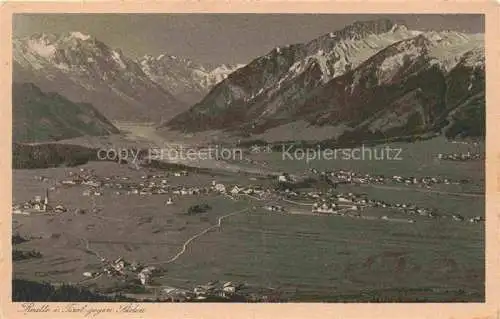 AK / Ansichtskarte  Reutte Tirol AT Panorama Blick gegen Sueden Alpen