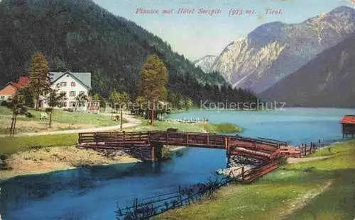 AK / Ansichtskarte  Plansee Breitenwang Ausserfern Tirol AT Hotel Seespitz am See