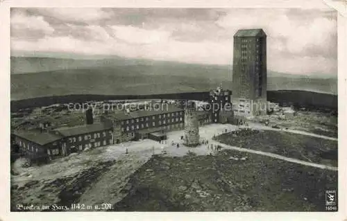 AK / Ansichtskarte  Brocken Harz Brockenhotel Aussichtsturm