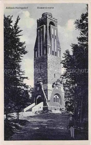 AK / Ansichtskarte  AHLBECK HERINGSDORF Insel Usedom Ostseebad Bismarckwarte