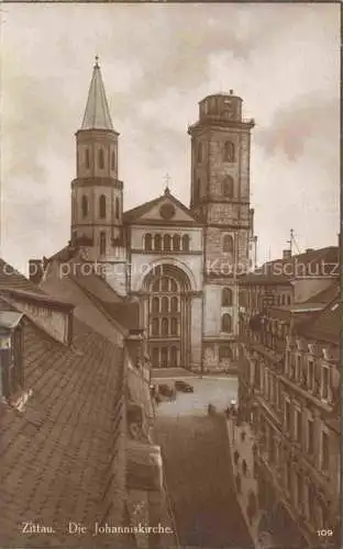 AK / Ansichtskarte  Zittau Sachsen Johanniskirche