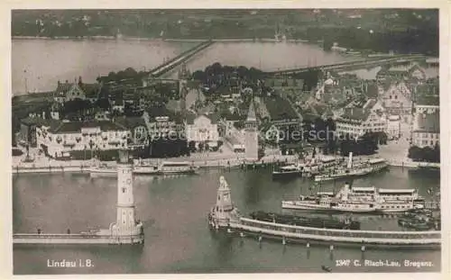 AK / Ansichtskarte  LINDAU  Bodensee Hafen