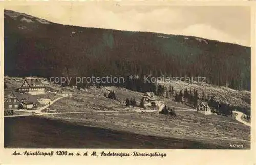 AK / Ansichtskarte  Spindlermuehle Spindleruv Mlyn CZ Am Spindlerpass Sudetengau Riesengebirge