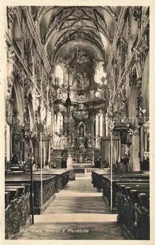 AK / Ansichtskarte  Glatz Klodzko Niederschlesien PL Inneres der Pfarrkirche