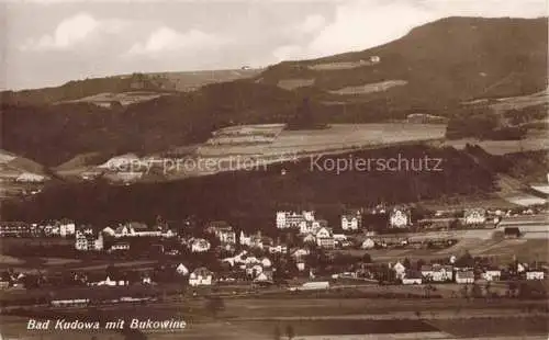 AK / Ansichtskarte  Bad Kudowa Kudowa-Zdroj Niederschlesien PL Panorama mit Bukowine