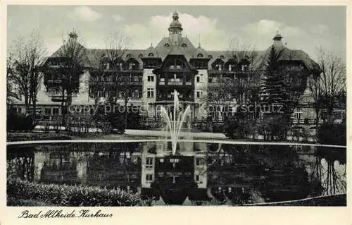 AK / Ansichtskarte  Bad Altheide Polanica-Zdroj PL Kurhaus Springbrunnen Wasserspiegelung