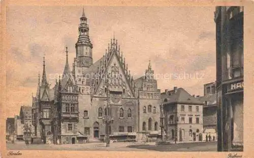 AK / Ansichtskarte  Breslau WROCLAW PL Rathaus