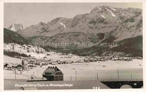 AK / Ansichtskarte  Ehrwald Tirol AT Winterpanorama Miemingerberge