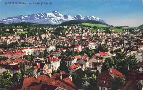 AK / Ansichtskarte  St Gallen SANKT GALLEN SG St Gallen mit Saentis