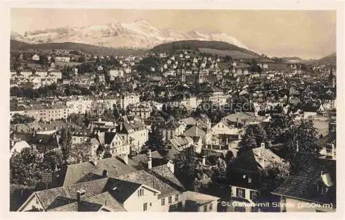 AK / Ansichtskarte  St Gallen SANKT GALLEN SG mit Saentis