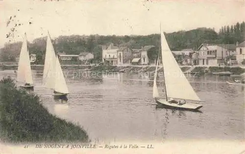 AK / Ansichtskarte  Nogent 94-sur-Marne De Nogent a Joinville Regates a la Voile