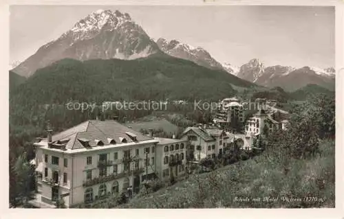 AK / Ansichtskarte  Schuls Scuol GR mit Hotel Victoria