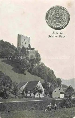 AK / Ansichtskarte  Schloss Thierstein Buesserach SO Schloss Medaille