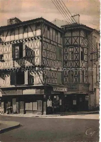 AK / Ansichtskarte  Agen 47 Lot-et-Garonne Vieille maison a l'angle des Rues Richard Coeur de Lion et des Cornieres