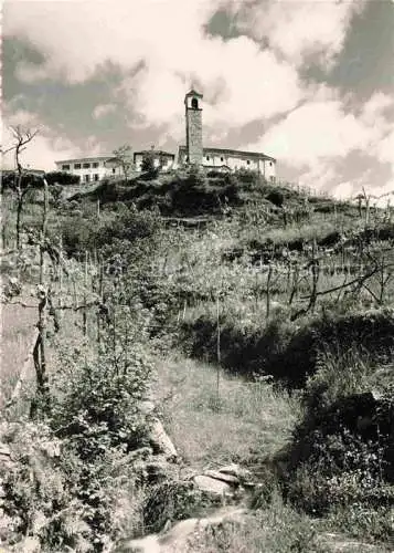 AK / Ansichtskarte  Mergoscia Locarno TI Panorama Kirche