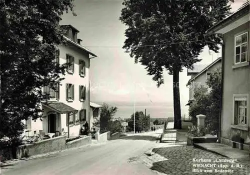 AK / Ansichtskarte  Wienacht-Tobel Wienachten AR Kurhaus Landegg mit Bodenseeblick