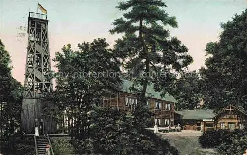 AK / Ansichtskarte  Rosendorf Boehmen CZ Aussichtsturm und Restaurant auf dem Rosenberg