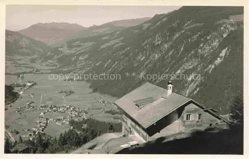 AK / Ansichtskarte  Wiesenhof Zillertal Tirol AT Panorama Blick ins Tal Zillertaler Alpen