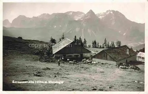 AK / Ansichtskarte  Lermoos Tirol AT Lermooser Alm Blick gegen Mieminger Kette