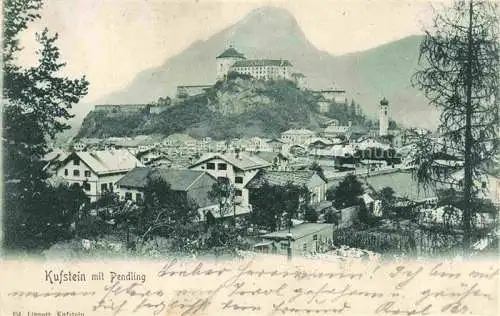 AK / Ansichtskarte  KUFSTEIN Tirol AT Panorama Schloss Blick gegen Pendling