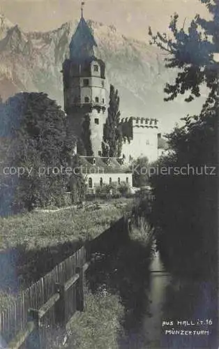 AK / Ansichtskarte  Hall Tirol AT Muenzerturm