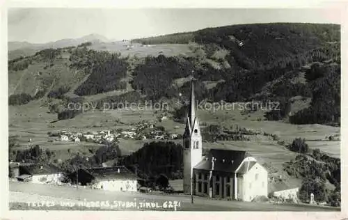 AK / Ansichtskarte  Telfes Stubai Tirol AT und Niefers Kirche