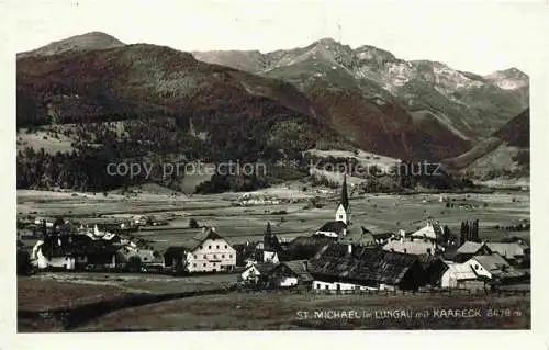 AK / Ansichtskarte  Sankt Michael Lungau Panorama Blick gegen Kaareck