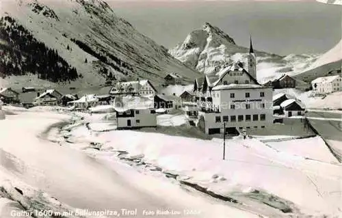 AK / Ansichtskarte  Galtuer Tirol AT Winterpanorama mit Ballunspitze Hotel Alpenhaus Fluchthorn