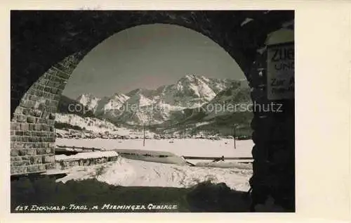 AK / Ansichtskarte  Ehrwald Tirol AT Winterpanorama Mieminger Gebirge