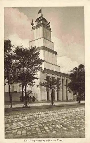 AK / Ansichtskarte  WIEN AT Kriegsausstellung Haupteingang mit Turm